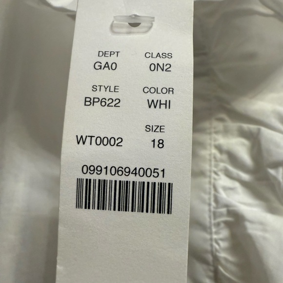 J. Crew White Cotton Blouse with Ruffle Detail - Picture 4 of 5